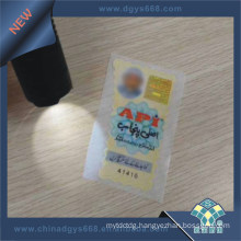 Hot Stamping Hologram Paper Sticker